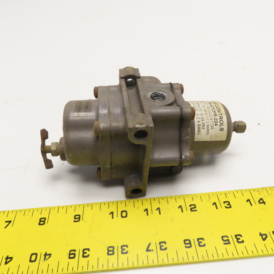 Fisher Controls FS67CFR-362 250PSI Max Air Pressure Regulator 0-30PSI 1/4"NPT