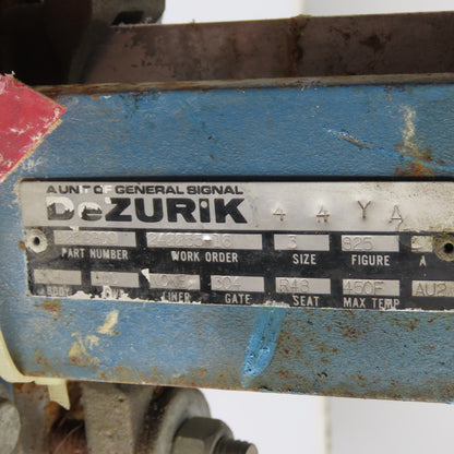 DeZURIK 9259809 Figure 825 3" Knife Gate Valve 304 Stainless Steel W/Handwheel