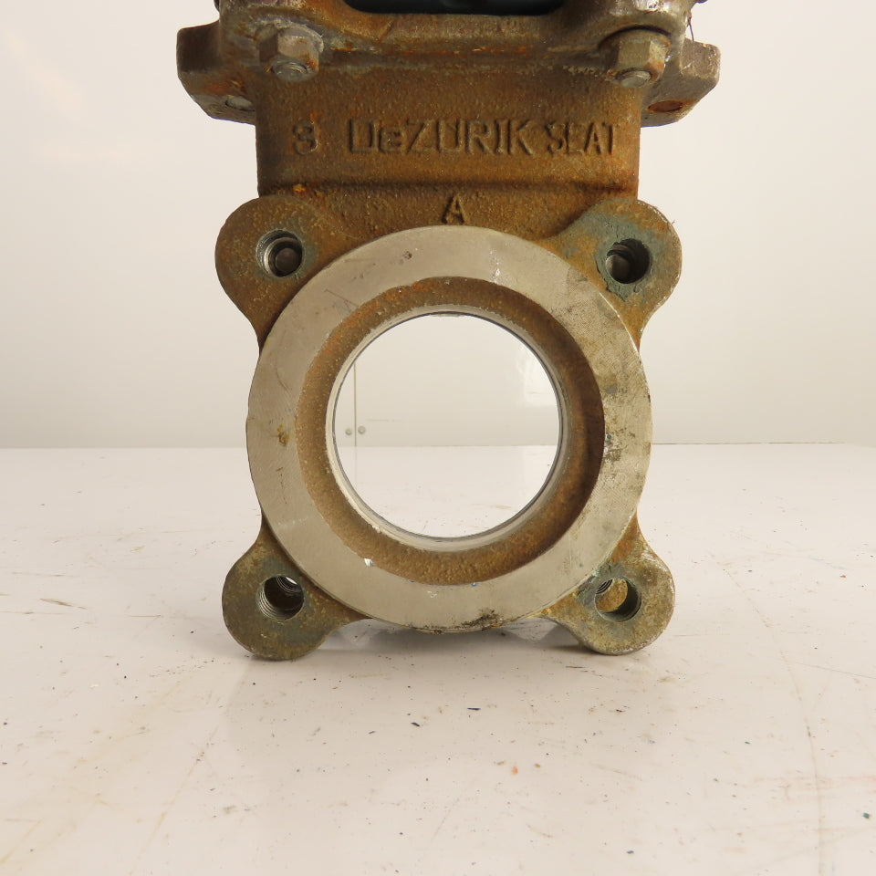 DeZURIK 9259809 Figure 825 3" Knife Gate Valve 304 Stainless Steel W/Handwheel