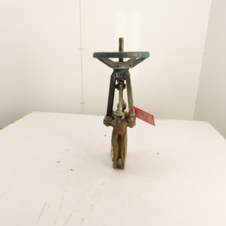 DeZURIK 9259809 Figure 825 3" Knife Gate Valve 304 Stainless Steel W/Handwheel
