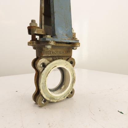 DeZURIK 9259809 Figure 825 3" Knife Gate Valve 304 Stainless Steel W/Handwheel