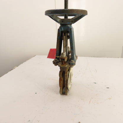DeZURIK 9259809 Figure 825 3" Knife Gate Valve 304 Stainless Steel W/Handwheel