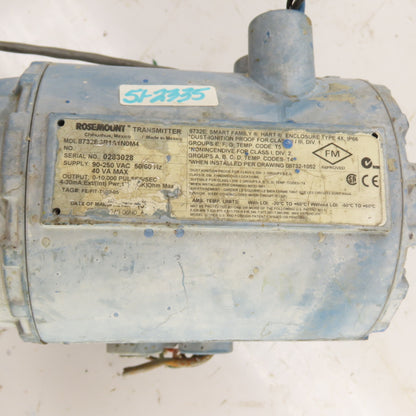 Rosemount 8732ESR1A1N0M4 8732E Magnetic Flowmeter Transmitter HART Protocol
