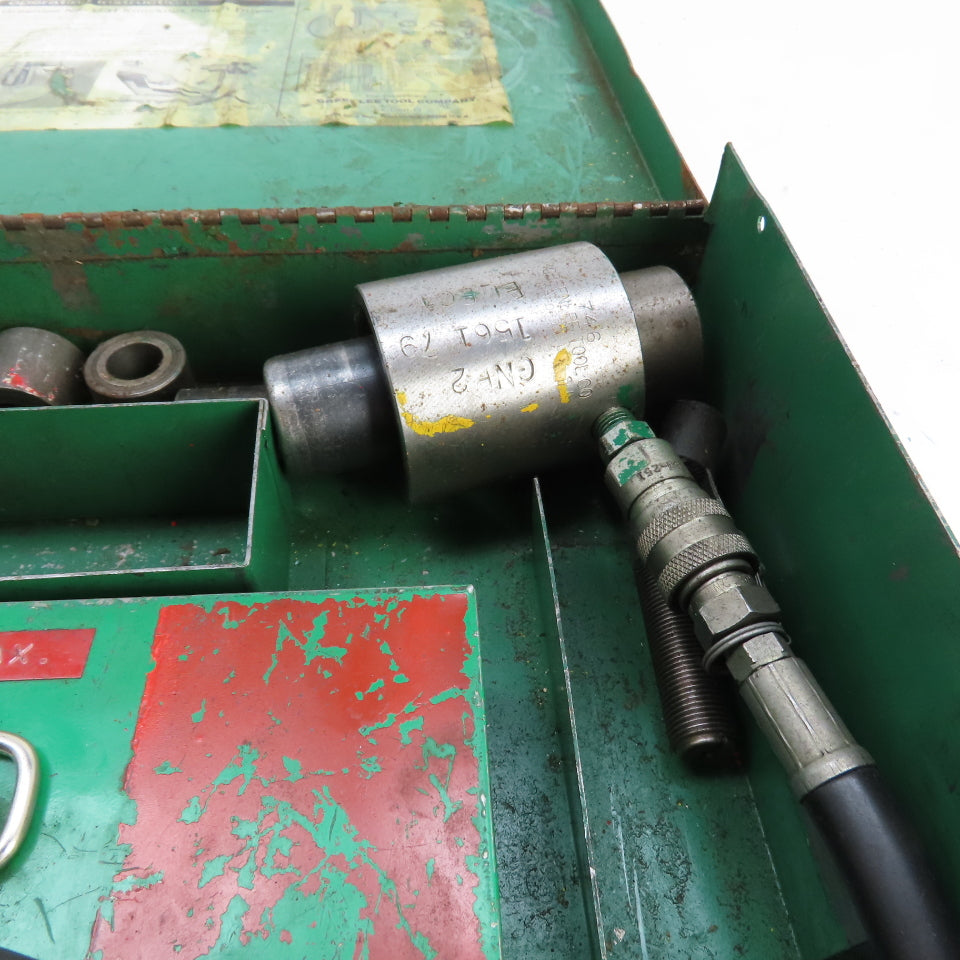 Greenlee 1731 One-Shot Hydraulic Knockout Punch Driver Set 1/2" - 2" 7307