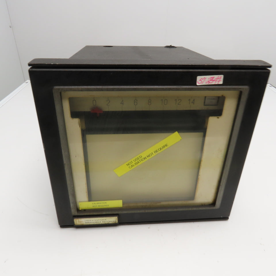 Leeds & Northrup 168-10-000-01-5007-6-C0000-038 120V Speedomax Chart Recorder