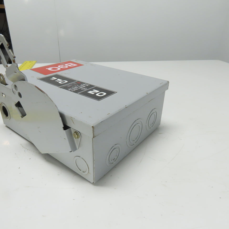 Ge THN3361 30A 3-Pole Non-Fusible Heavy Duty Safety Disconnect Switch 600VAC