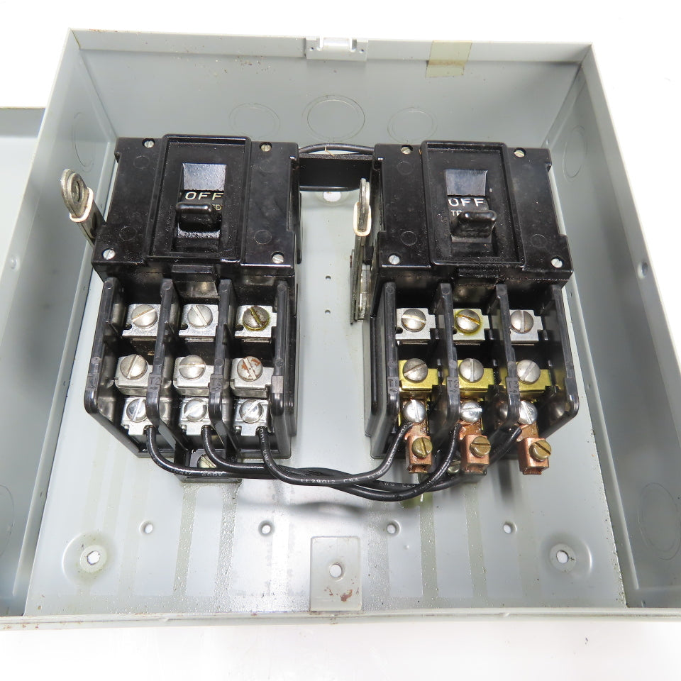 Ge CR1062R53C NEMA Size M-0 Forward/Reverse Manual Motor Starter 600VAC