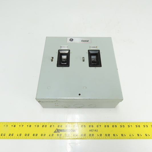 Ge CR1062R53C NEMA Size M-0 Forward/Reverse Manual Motor Starter 600VAC