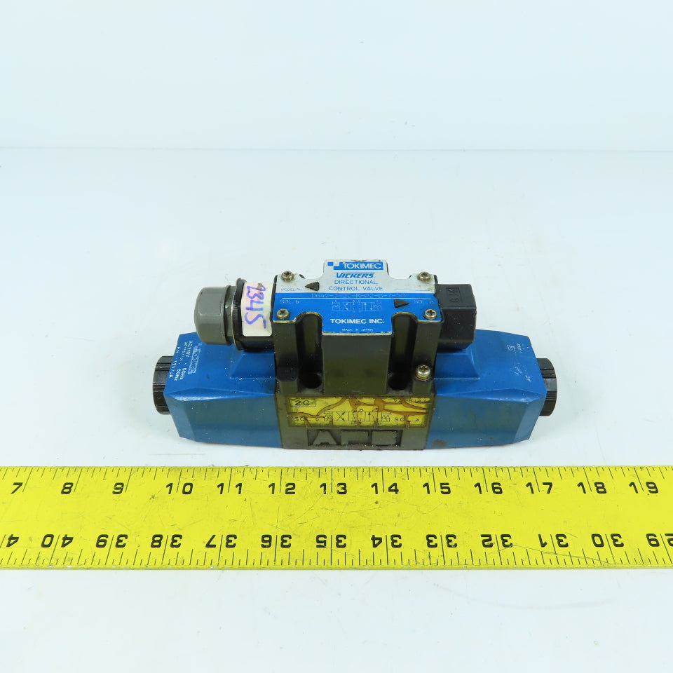 Tokimec Vickers DG4V-3-2C-M-P2-B-7-50 Solenoid Directional Control Valve 110V