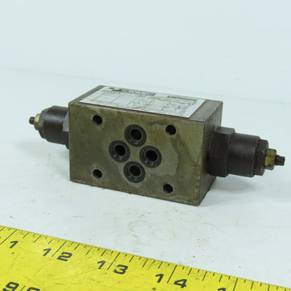 Tokimec Vickers DGMFN-3-Y-A2W-B2W-20-JA Hydraulic Flow Control Valve Sandwich
