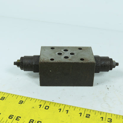 Tokimec Vickers DGMFN-3-Y-A2W-B2W-20-JA Hydraulic Flow Control Valve Sandwich