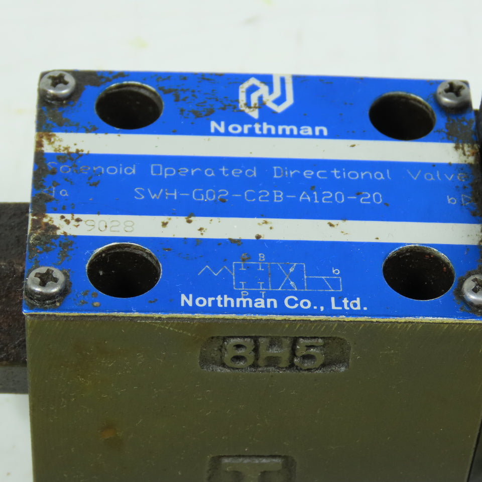 Northman SWH-G02-C2B-A120-20 Solenoid Operated Directional Valve 120VAC