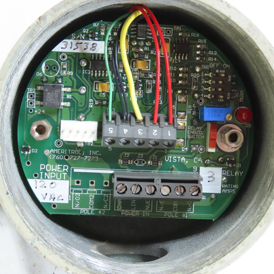 Ameritrol 31538 Flow Switch 120VAC 3A Relay – Bullseye Industrial Sales
