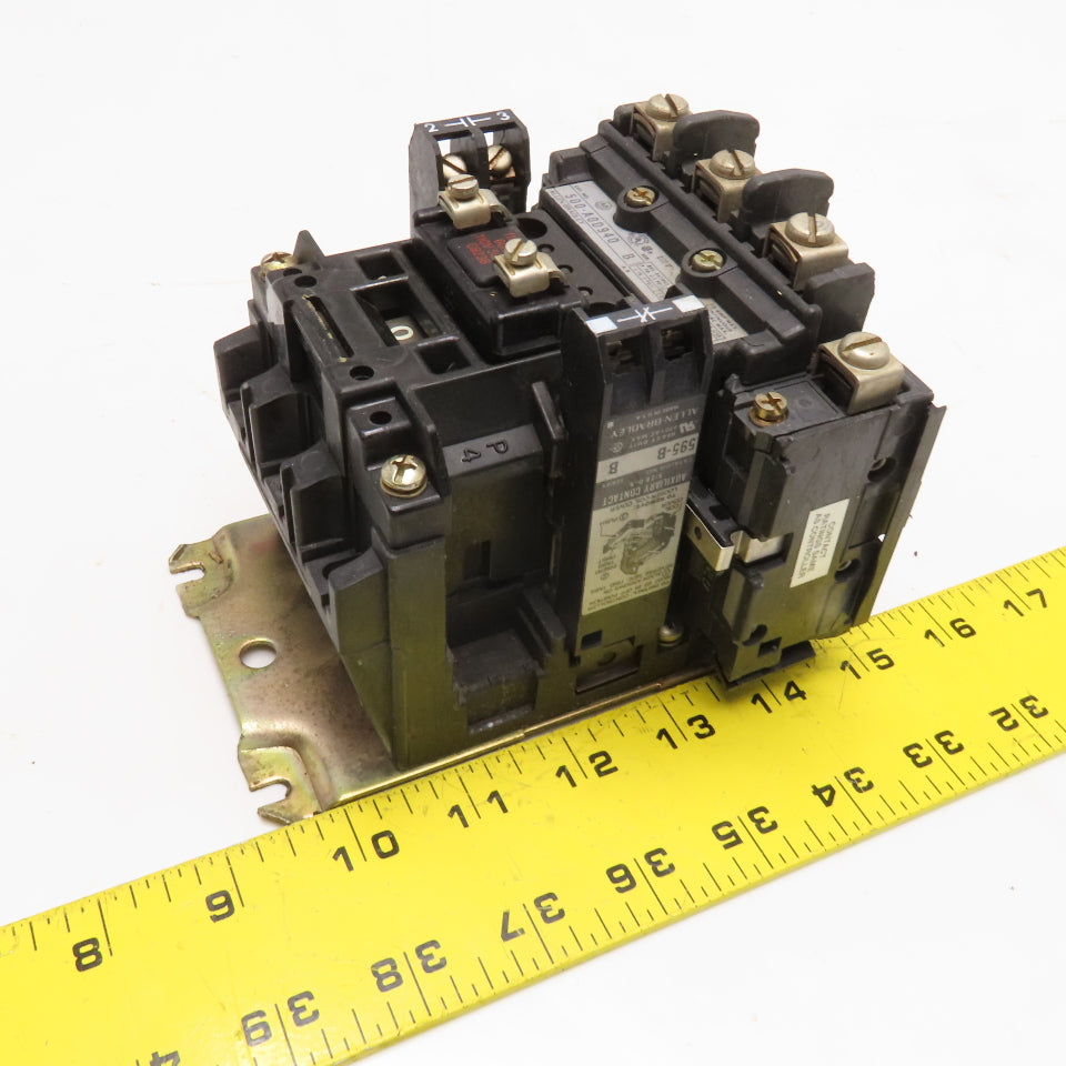 Allen Bradley 500-A0D940 Size 0 Motor Starter 600V 5Hp Max 115/120V Coil