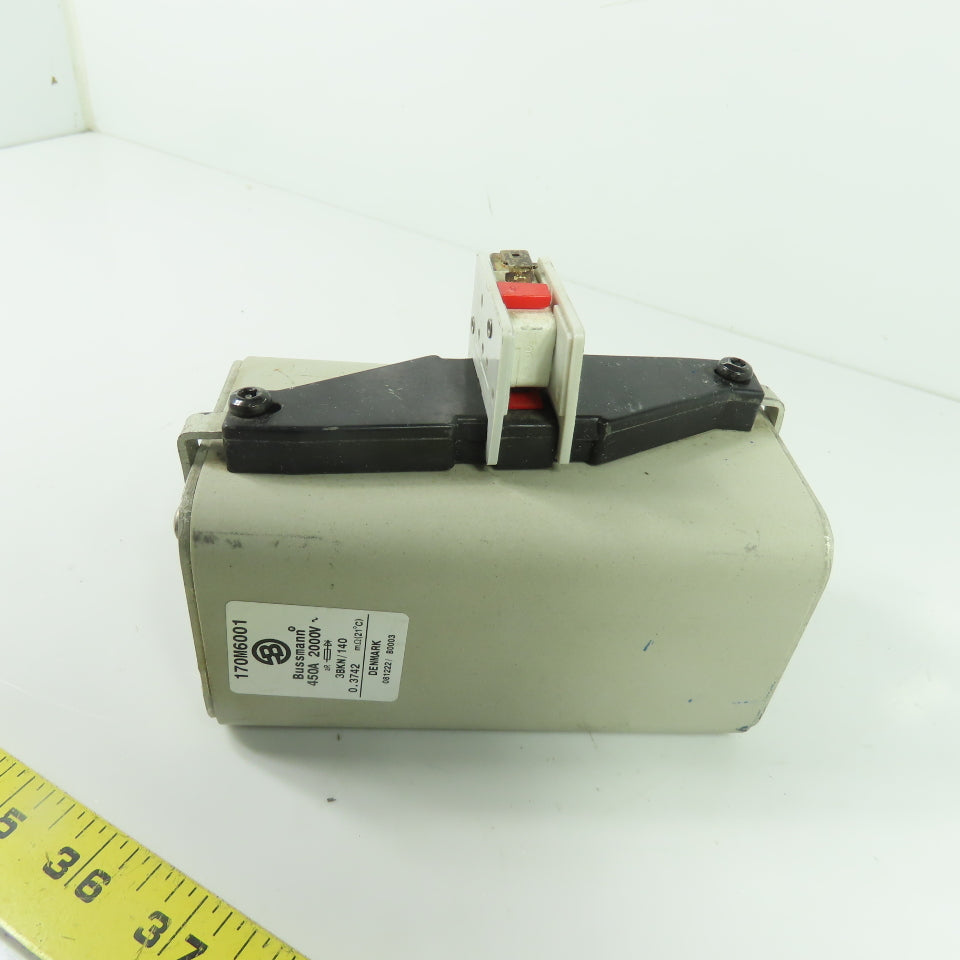 Bussmann 170M6001 High Speed Square Body Fuse 450A 2000V with Microswitch