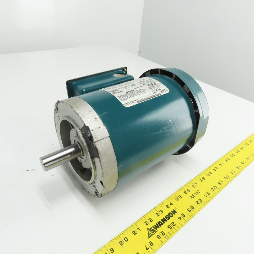Reliance P14H1448H 1HP AC Electric Motor 230/460V 3Ph FB143TC Frame 1725RPM