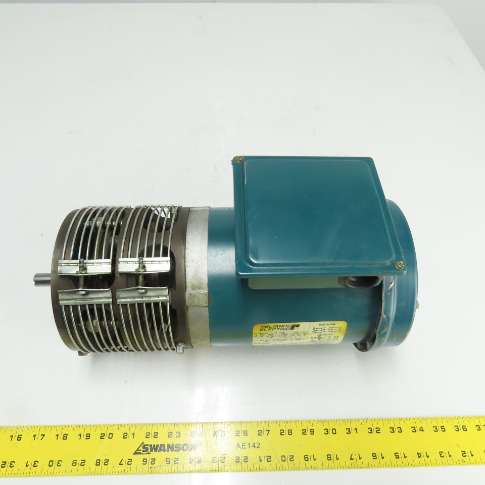 Reliance P56H1337H 3/4HP AC Electric Motor 230/460V 3Ph FB56C Frame W/Clutch