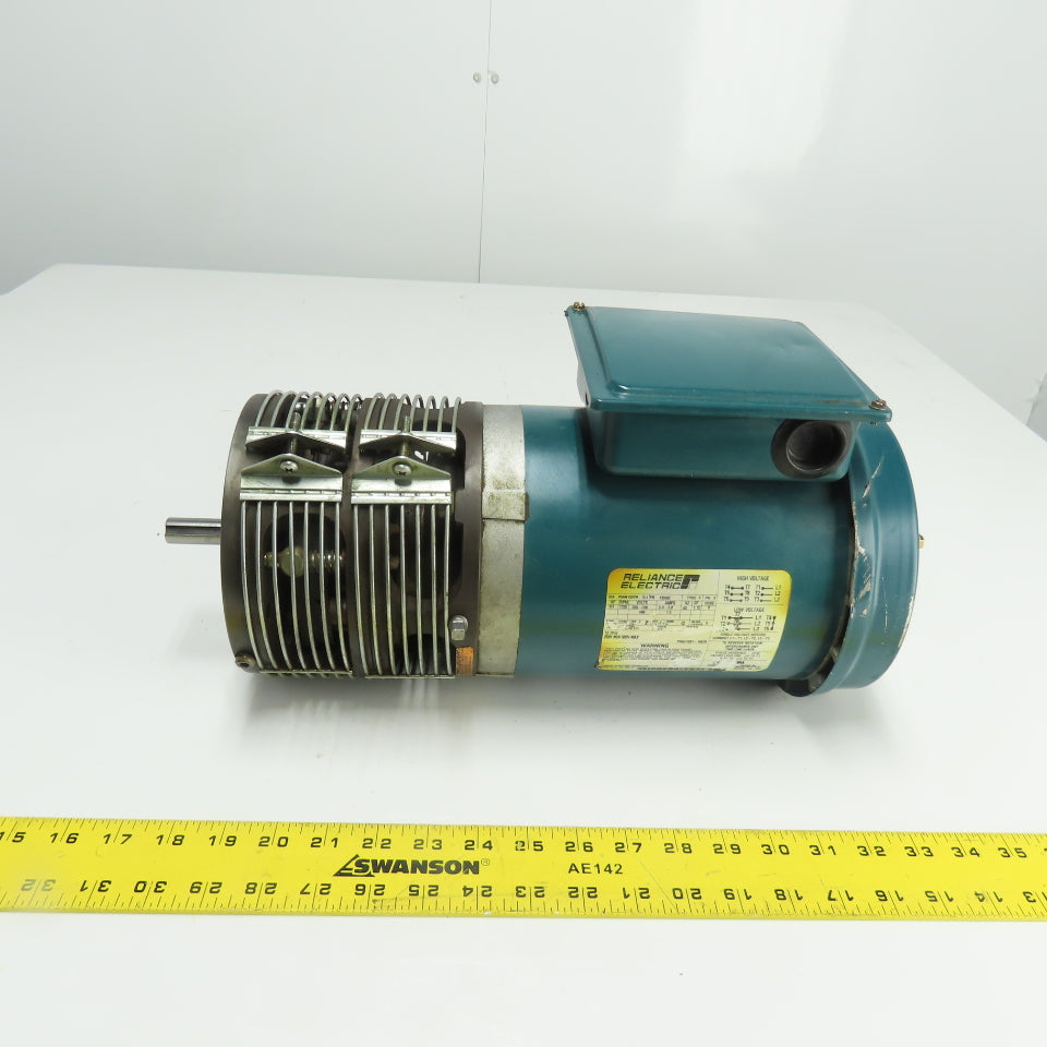 Reliance P56H1337H 3/4HP AC Electric Motor 230/460V 3Ph FB56C Frame W/Clutch