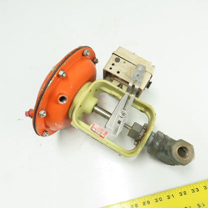 H. D. Baumann 32-24 588 1/2" Bronze Pneumatic Diaphragm Control Valve 20-25PSI