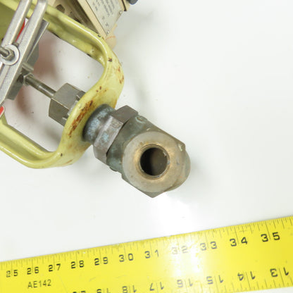 H. D. Baumann 32-24 588 1/2" Bronze Pneumatic Diaphragm Control Valve 20-25PSI