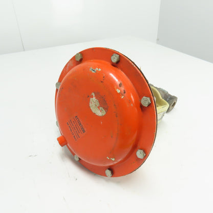 H. D. Baumann 32-24 102 1/2" Bronze Pneumatic Diaphragm Control Valve 20-25PSI
