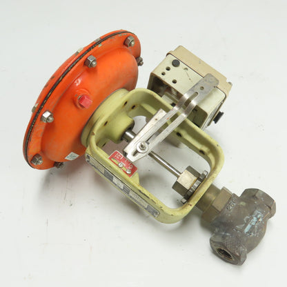 H. D. Baumann 32-24 102 1/2" Bronze Pneumatic Diaphragm Control Valve 20-25PSI