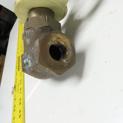 H. D. Baumann 32-24 102 1/2" Bronze Pneumatic Diaphragm Control Valve 20-25PSI