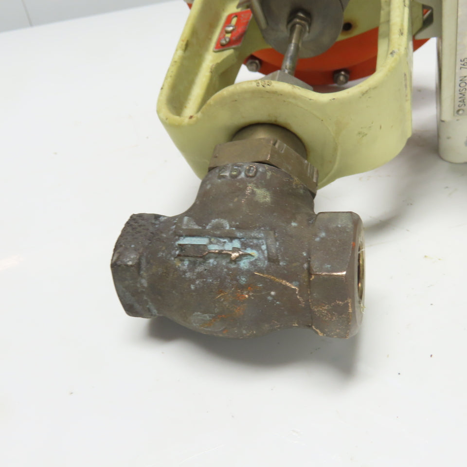 H. D. Baumann 32-24 102 1/2" Bronze Pneumatic Diaphragm Control Valve 20-25PSI