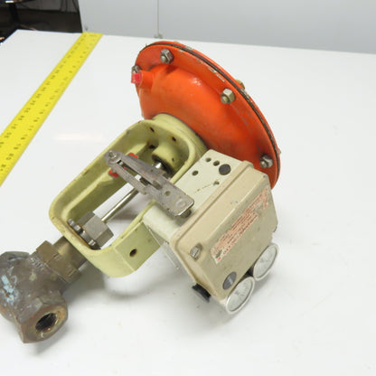 H. D. Baumann 32-24 102 1/2" Bronze Pneumatic Diaphragm Control Valve 20-25PSI