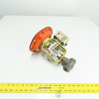 H. D. Baumann 32-24 102 1/2" Bronze Pneumatic Diaphragm Control Valve 20-25PSI