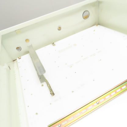 Hoffman A303008LP 30" x 30" x 8" Type 12,13 Electrical Enclosure W/ Back Plate