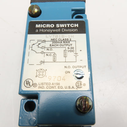 Honeywell LYT01B-1H 9-30VDC Microswitch Proximity Sensor Switch