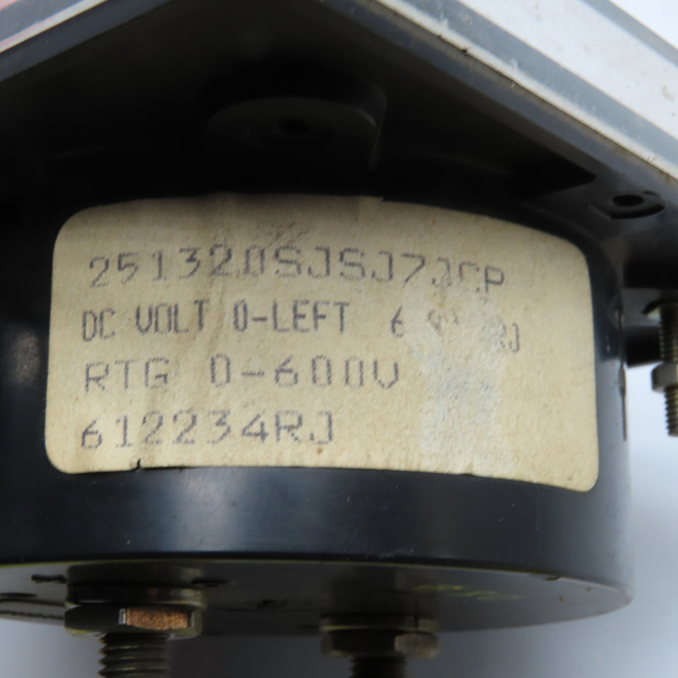 Yew 251320SJSJ7JCP 0-600V DC Analog Panel Ammeter