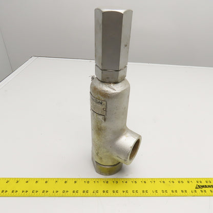 Dresser 1997C-1-LS 1-1/2" NPT 500PSI Set Safety Relief Valve Missing Cert Tag