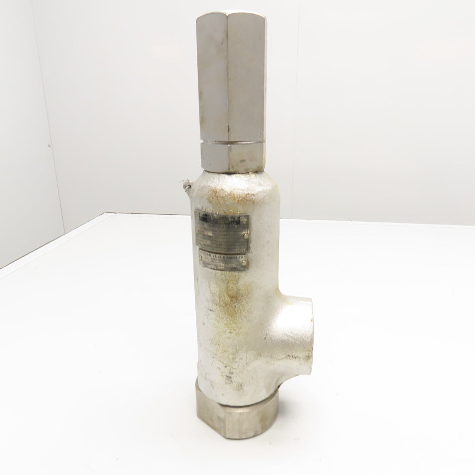 Dresser 1997C-1-LS 1-1/2" NPT 500PSI Set Safety Relief Valve Missing Cert Tag
