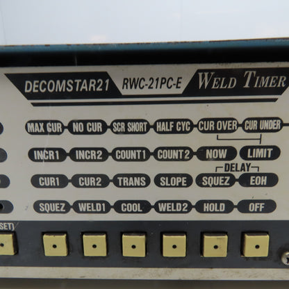 Dengensha RWC-21PC-E Decomstar21 Weld Timer Control Console