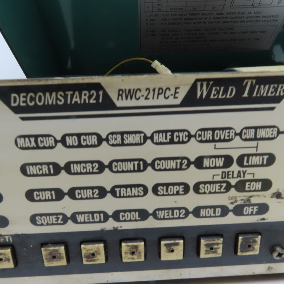Dengensha RWC-21PC-E Decomstar21 Weld Timer Control Console