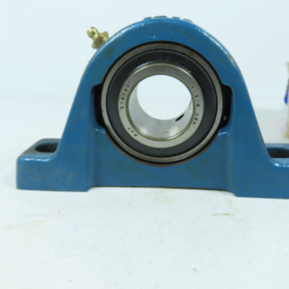 MB Manufacturing C 25 1 3/8 2-Bolt Pillow Block Bearing 1-3/8" Bore Blue Housing