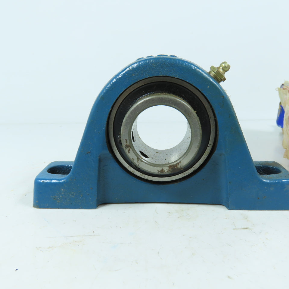 MB Manufacturing C 25 1 3/8 2-Bolt Pillow Block Bearing 1-3/8" Bore Blue Housing
