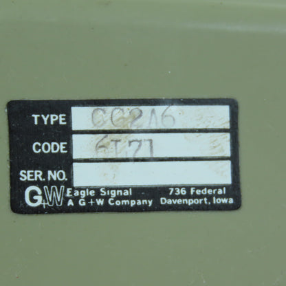 Eagle Signal CG2A6 Plug-In Time Delay Relay 0.2-2.0 Seconds