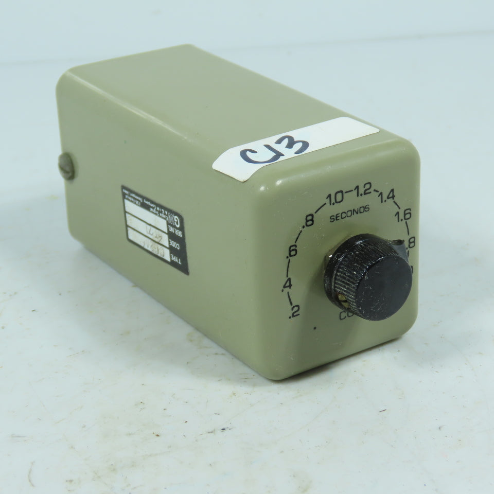 Eagle Signal CG2A6 Plug-In Time Delay Relay 0.2-2.0 Seconds