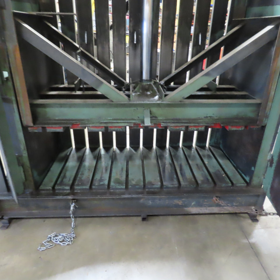 Fox 72 Vertical Hydraulic Cardboard Compactor Baler 72" x 30 x 20" 10HP 480V 3PH