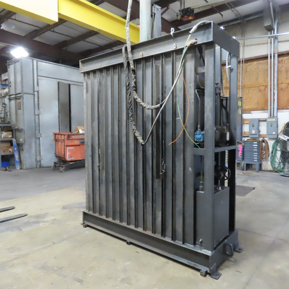 Fox 72 Vertical Hydraulic Cardboard Compactor Baler 72" x 30 x 20" 10HP 480V 3PH