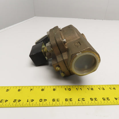 CKD AD11-40N 1-1/2" NPT Brass Solenoid Valve 24VDC Coil