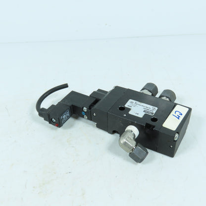 Parker B5W1BB553C Pneumatic Solenoid Valve 1/4" NPT 120VAC