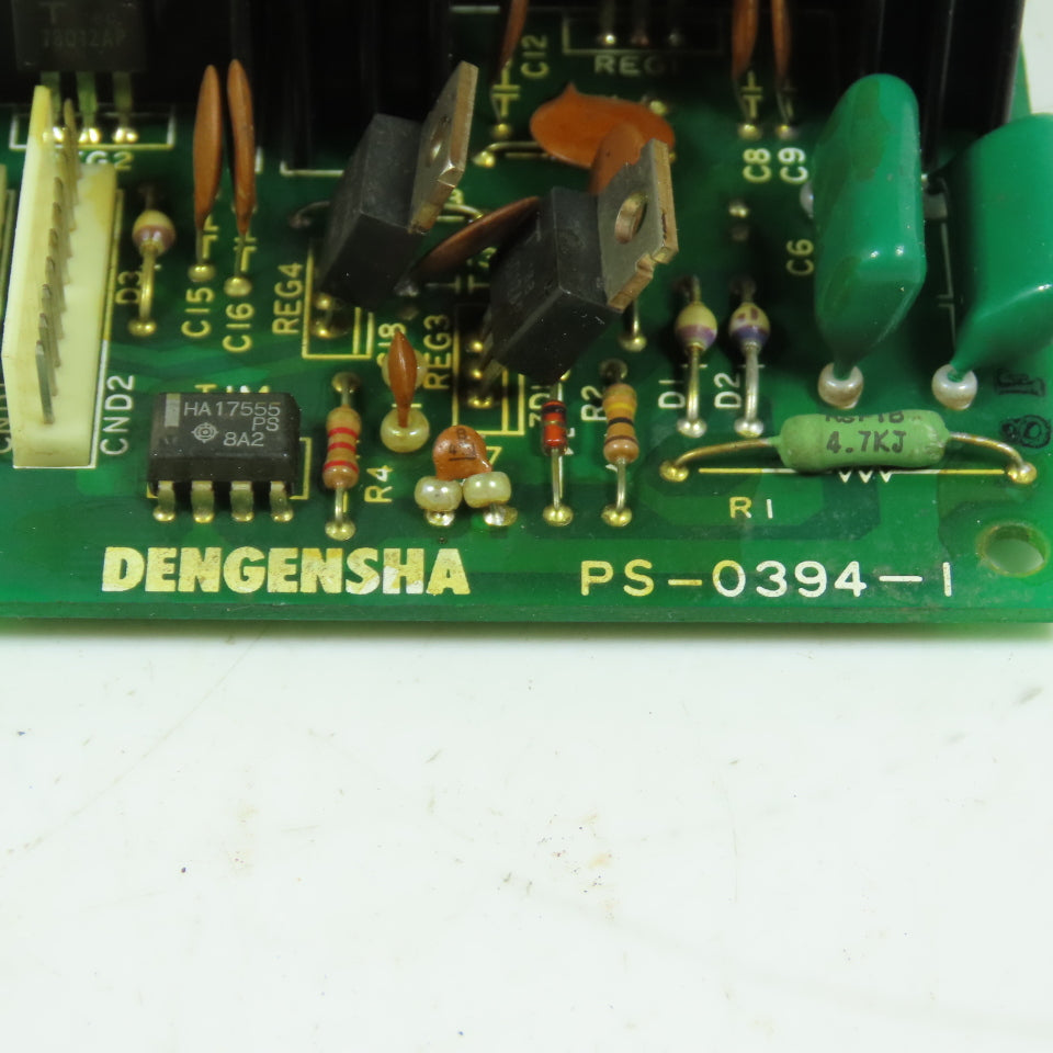 Dengensha PS-0394-1 Power Supply Circuit Board PCB With Heatsink