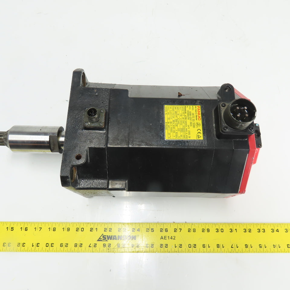 Fanuc A06B-0267-B605 AC Servo Motor iS 30/3000 4.3kW 179V 2000RPM