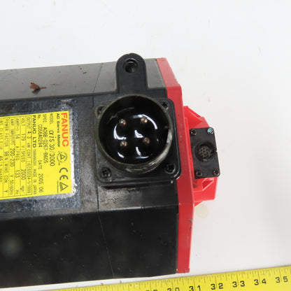 Fanuc A06B-0267-B605 AC Servo Motor iS 30/3000 4.3kW 179V 2000RPM