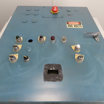 Control Panel Electrical Enclosure 36" x 30" x 8" w/ Backplate