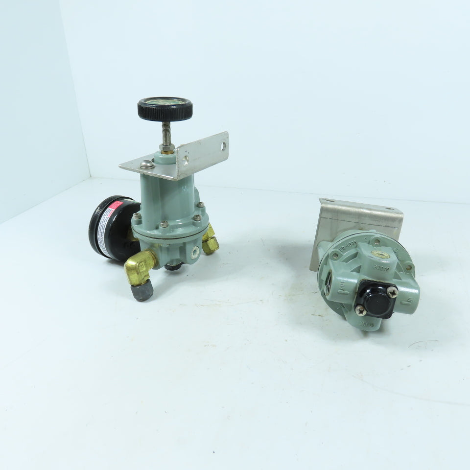 Beloit MC2-75-120C Pressure Regulators 150 PSI Range w/ 1 Gauge Lot of 2